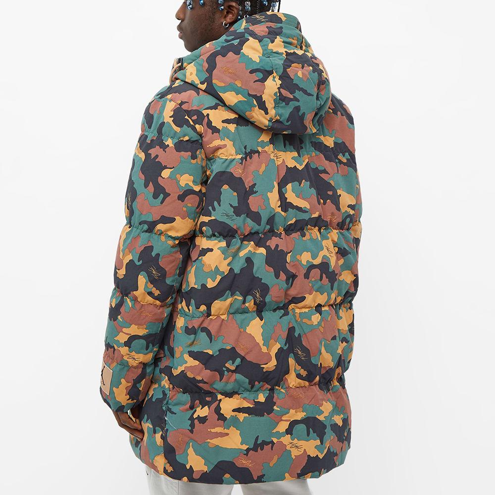 Nike Flight Heritage Camo Parka Jacket in Green for Men | Lyst