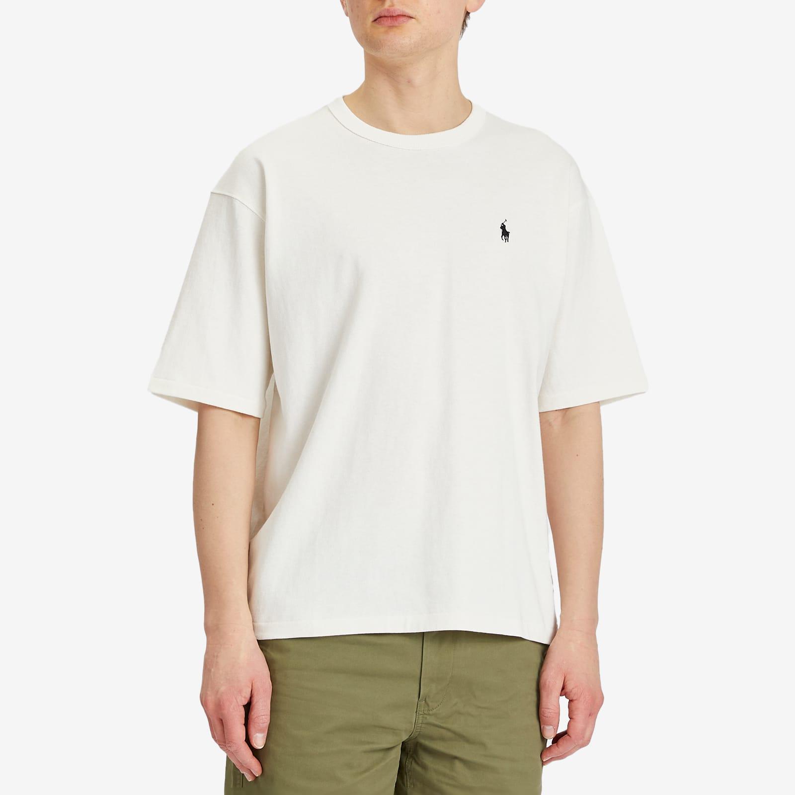 Tシャツ・カットソー Polo Ralph Lauren White Relaxed-Fit T-Shirt With Logo Polo Ralph Lauren Back Logo T-Shirt in White for Men | Lyst