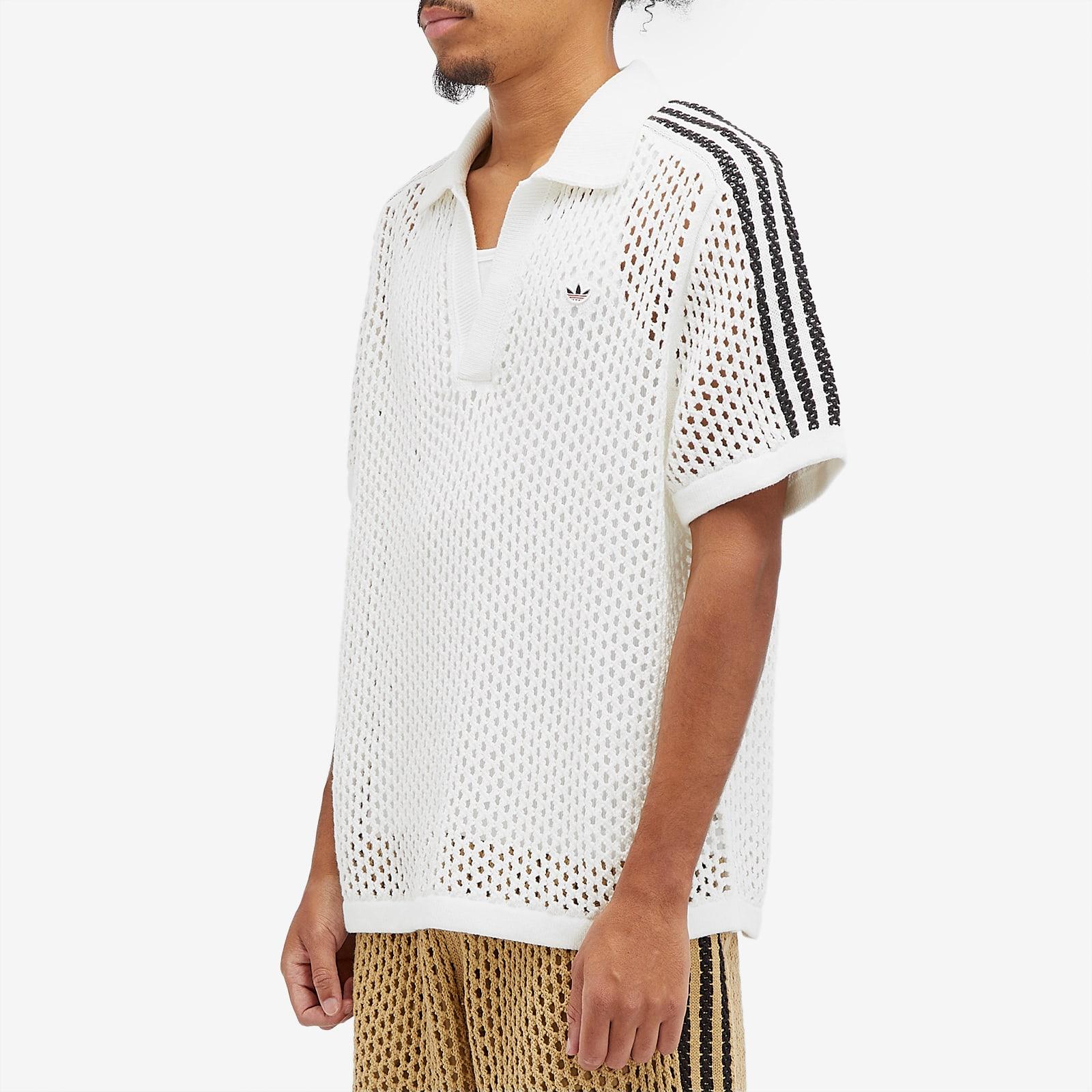 adidas Clot Crochet By Ec Polo in White | Lyst UK