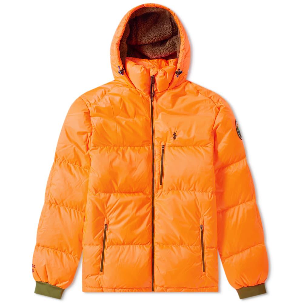Polo Ralph Lauren Jackson Down Hooded Jacket in Orange for Men | Lyst Canada