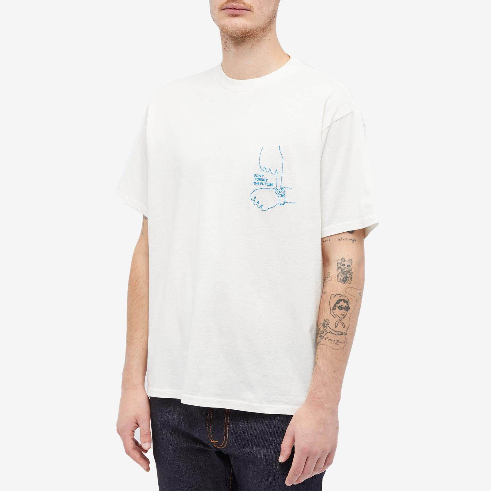 Nudie Jeans Nudie Koffe T-shirt in White for Men | Lyst