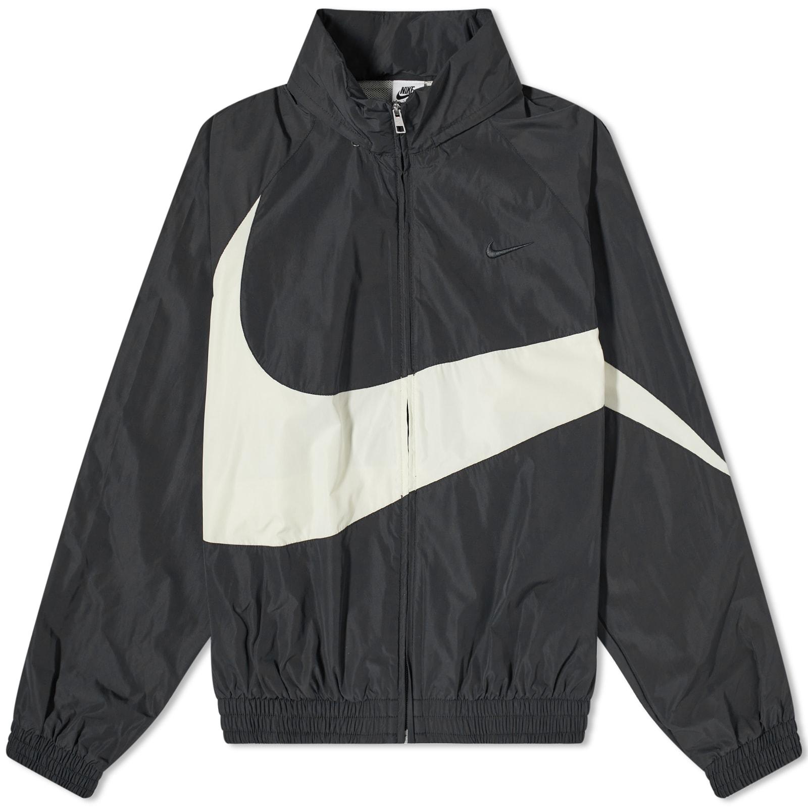 Nike Swoosh Woven Track Jacket in Gray for Men | Lyst