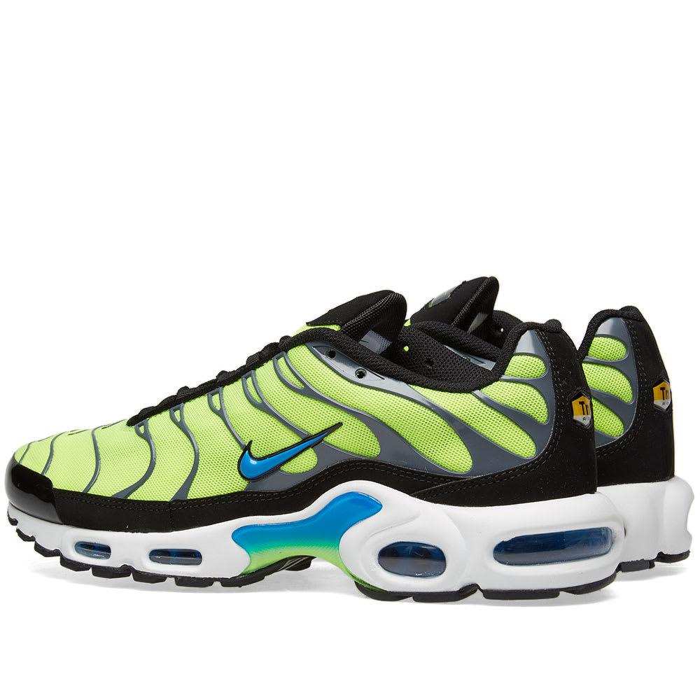 Nike Synthetic Air Max Plus Running Shoes in Green for Men Lyst