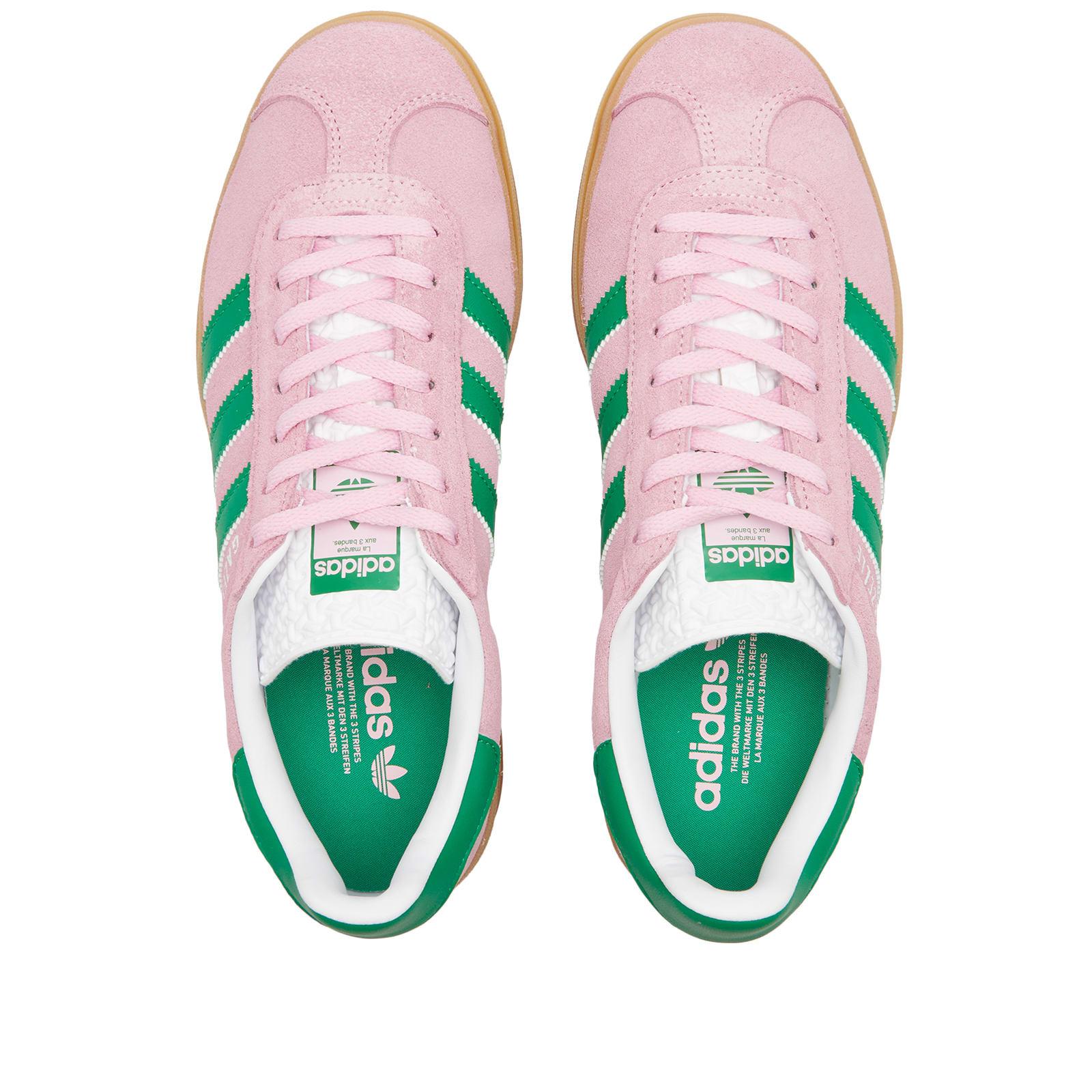Adidas aux 3 shop bandes green and pink