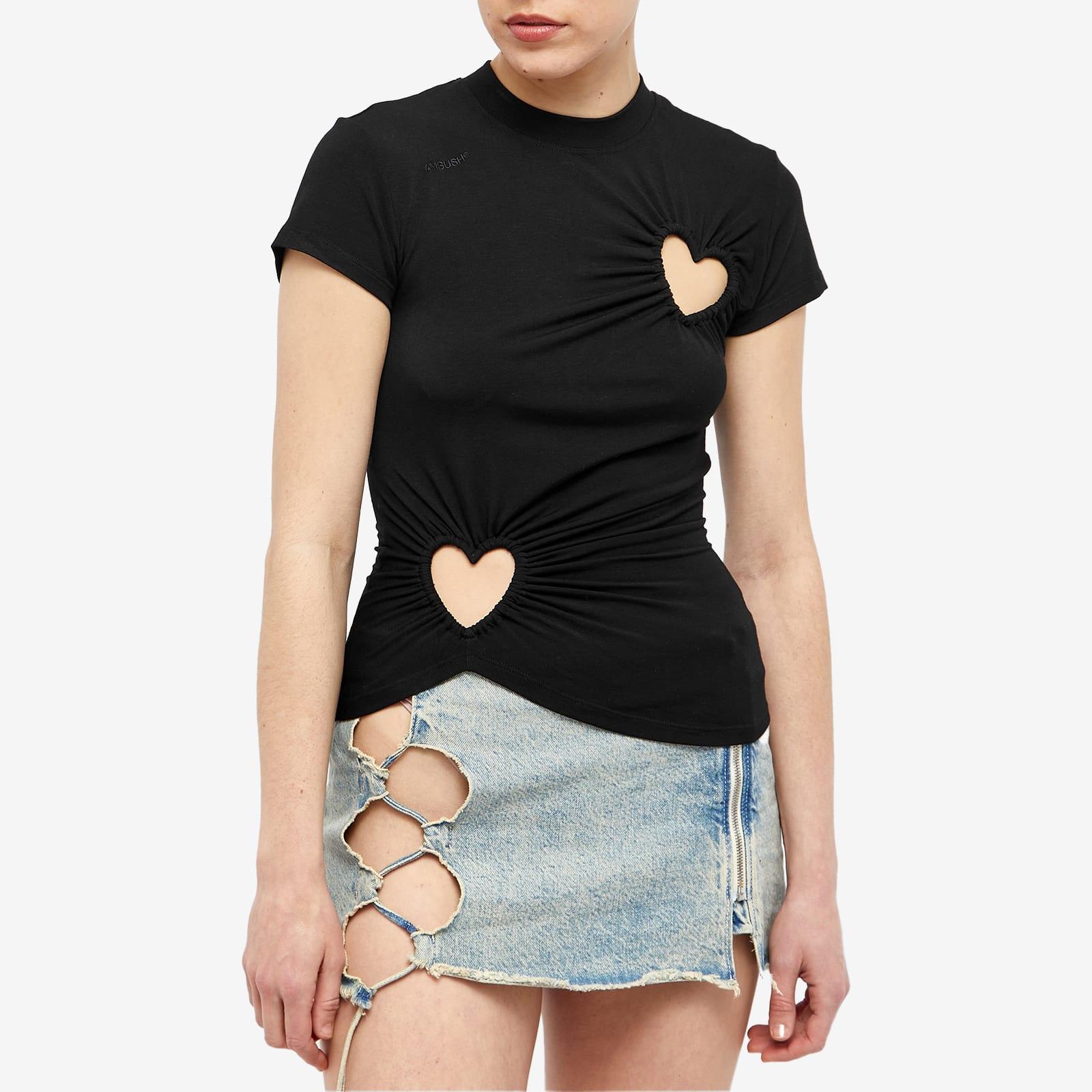 ファッションなデザイン Ambush Cut Lyst | Black in T-shirt Hearts Out トップス