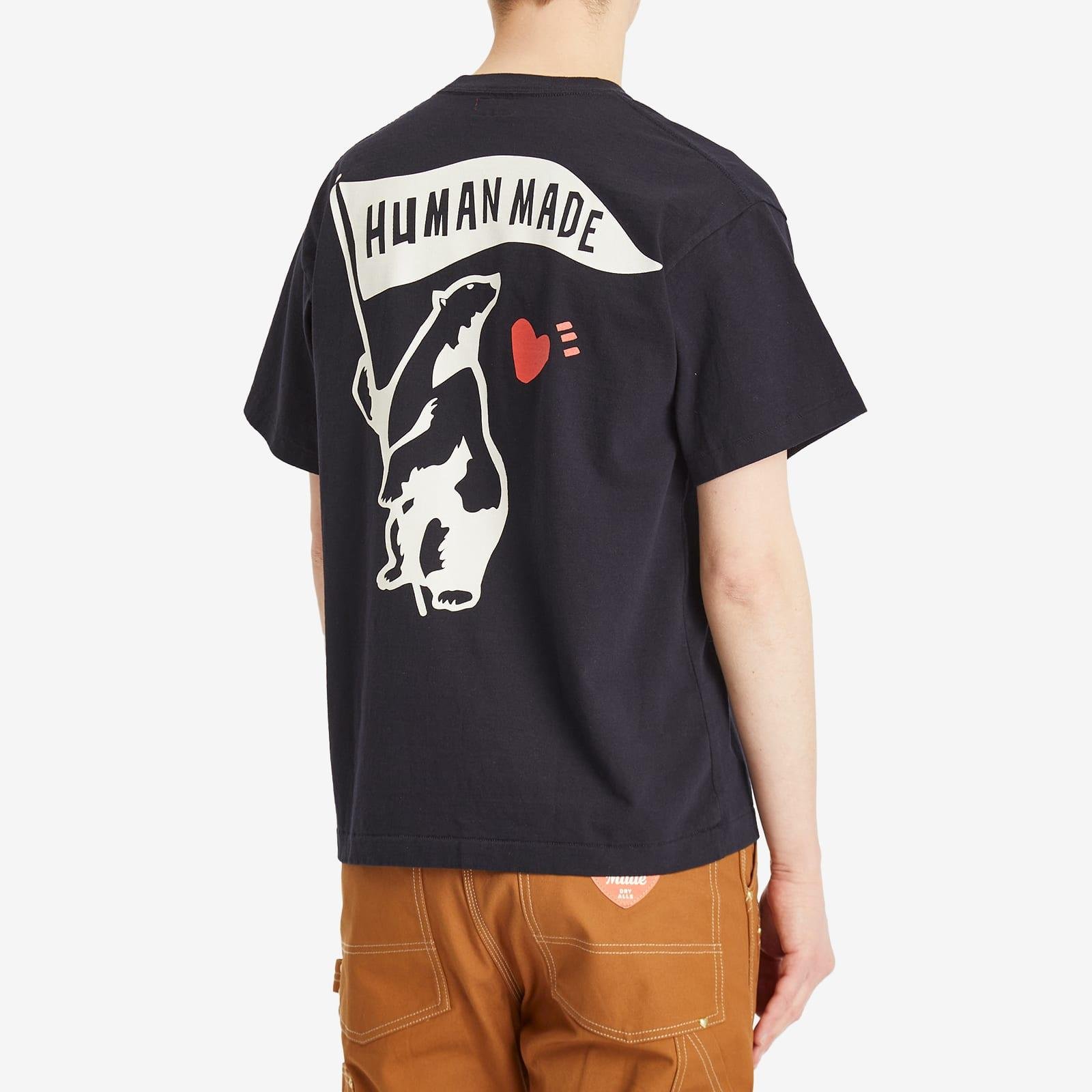 【HUMAN MADE】Polar Bear Flag T-Shirt ヒューマンメイド Human Made Polar Bear Flag T Shirt in White at Social Status