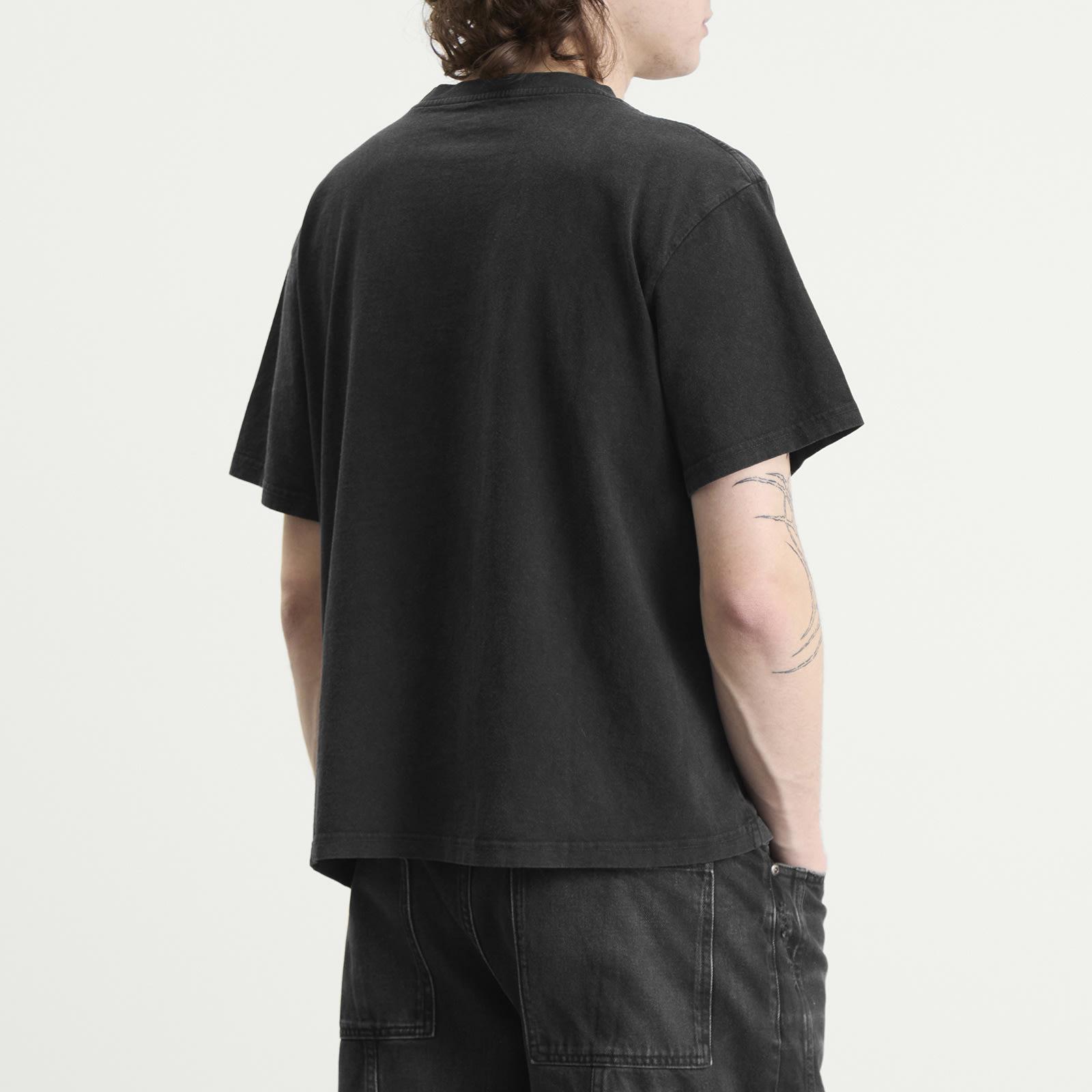 Second/Layer Second Layer Baby Baggy Rose T-Shirt in Black for Men