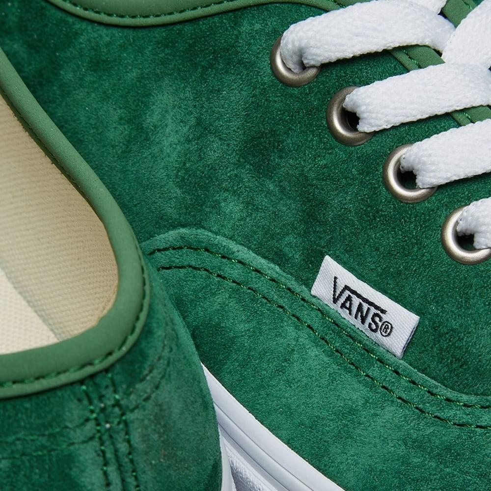 vans pig suede authentic green