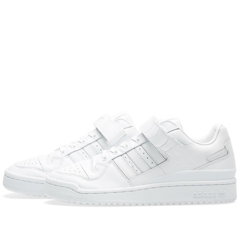 adidas forum low refined white