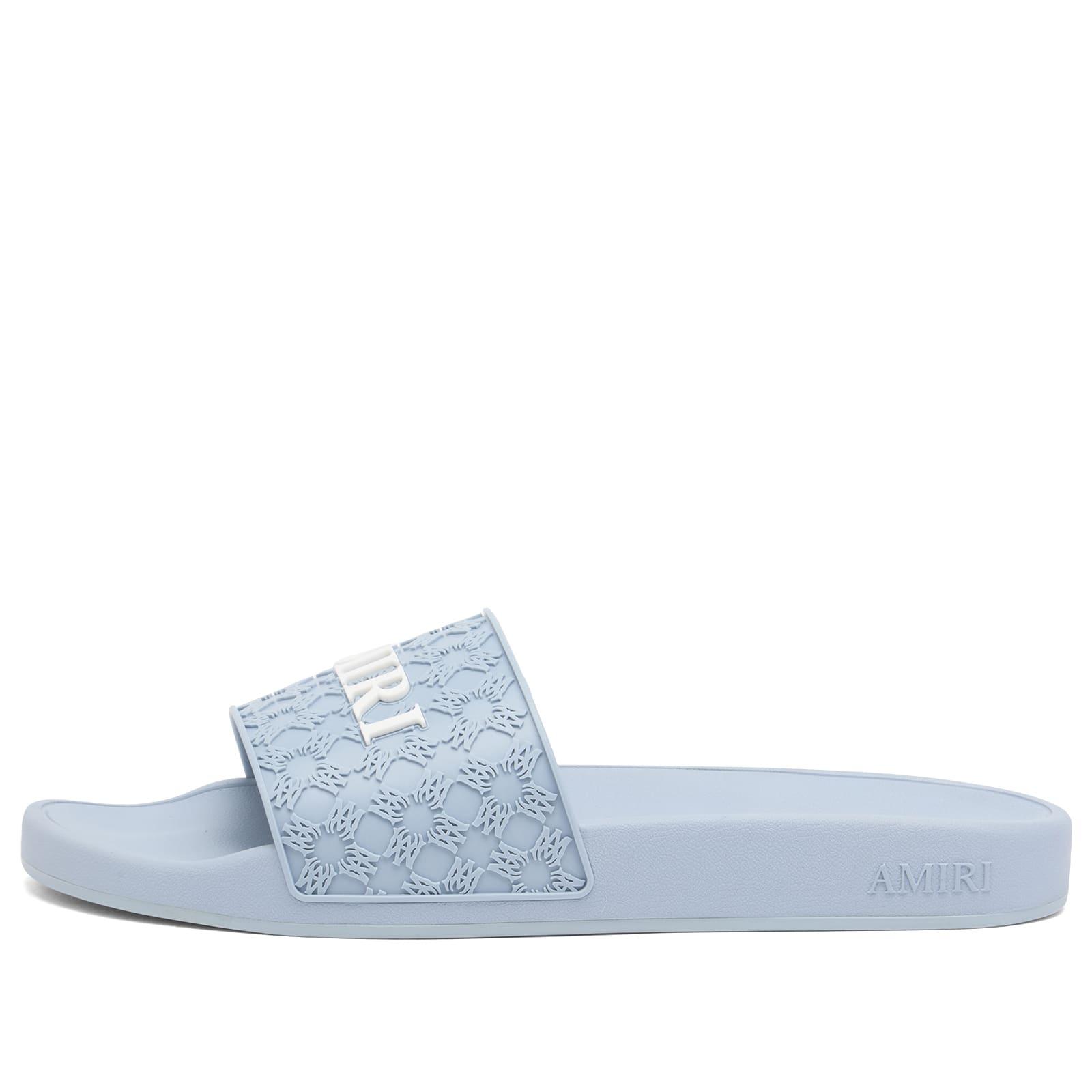 AMIRI★MA クワッドプールスライド サンダル ブルー AMIRI MA Quad Pool Slides | Harrods US