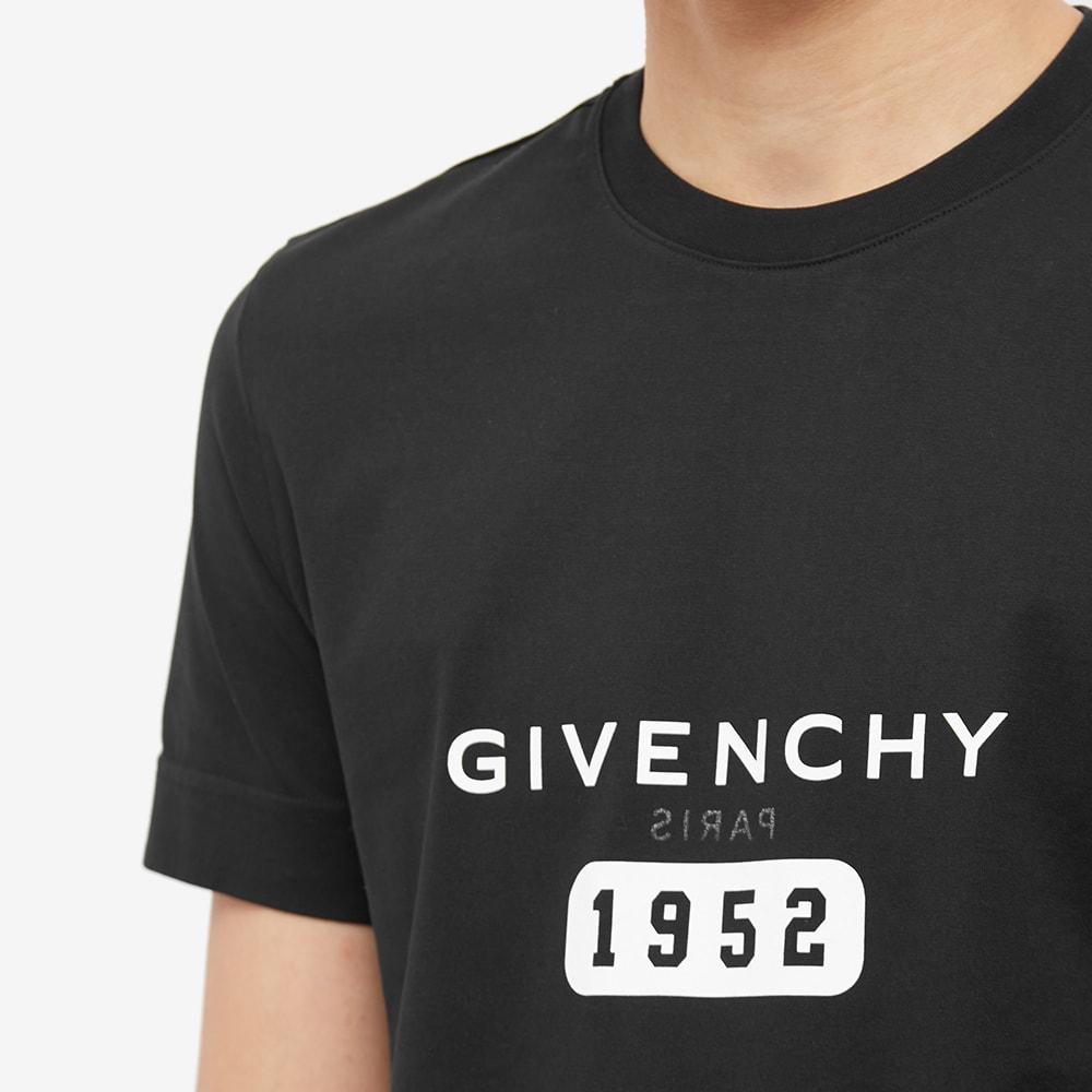 Givenchy 1952 Reverse Logo T-shirt in Black for Men | Lyst