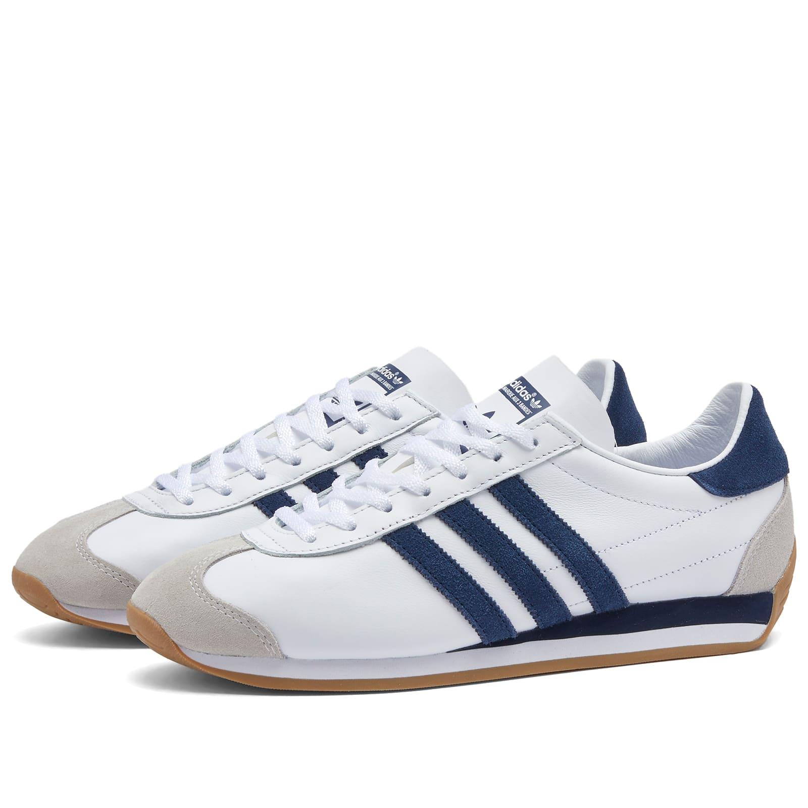 ★adidas★ Country OG WhitePattieGrayBlack adidas Country OG Black Sneakers White Logo Originals Retro