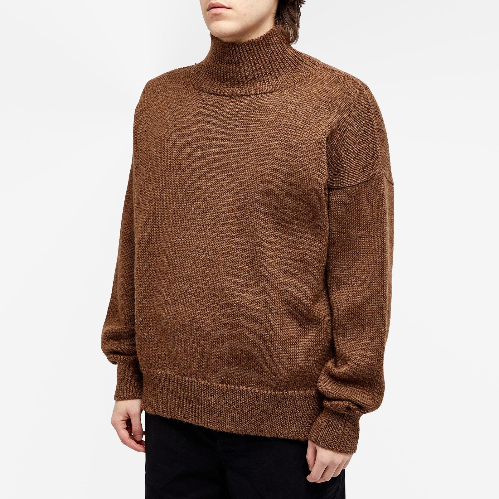 MHL by Margaret Howell Roll Neck Knit in Brown for Men | Lyst