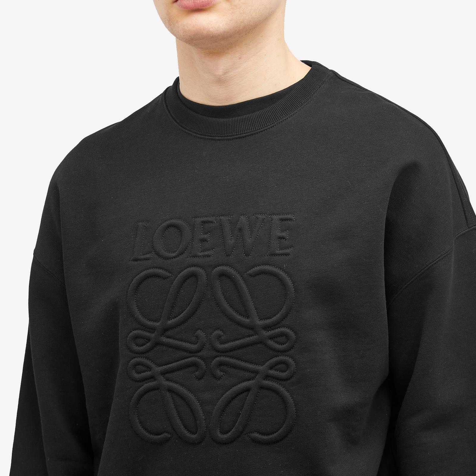 Embroidered Cotton Blend Loewe Sweatshirt Sale Loewe Tonal Logo