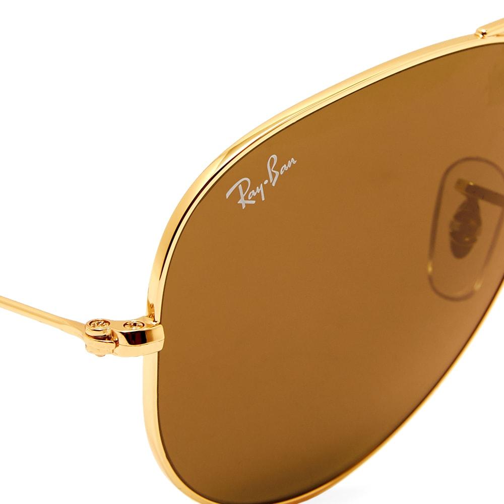 Ray Ban Aviator Sunglasses In Yellow For Men Lyst