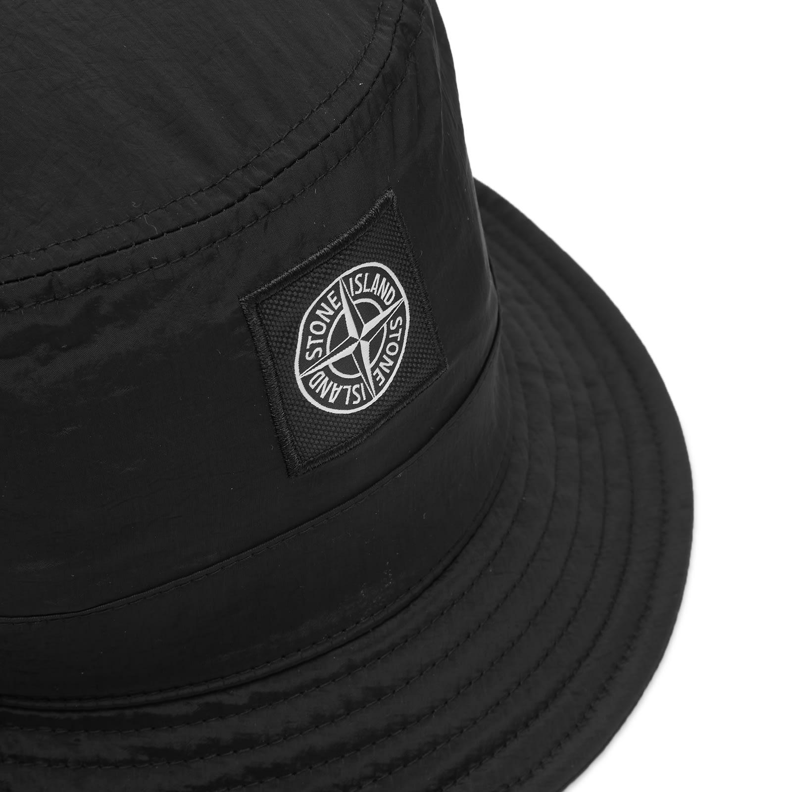 Stone Island Nylon Metal Bucket Hat in Black for Men | Lyst
