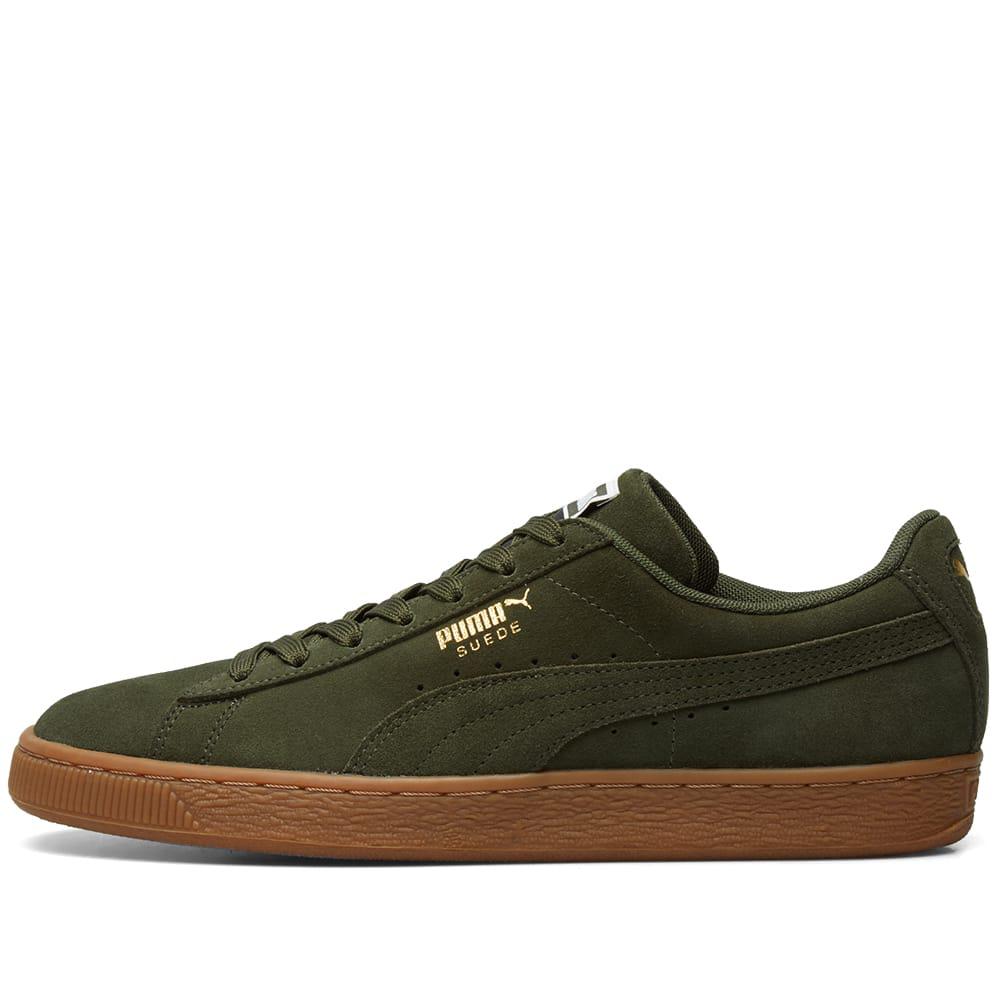 puma suede classic green