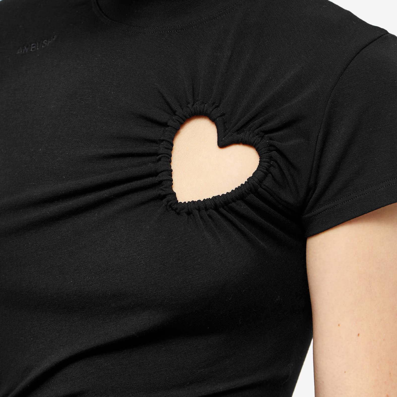 Ambush Cut Out Hearts T-shirt in Black | Lyst Ambush Cut Out Hearts T-shirt in Black | Lyst