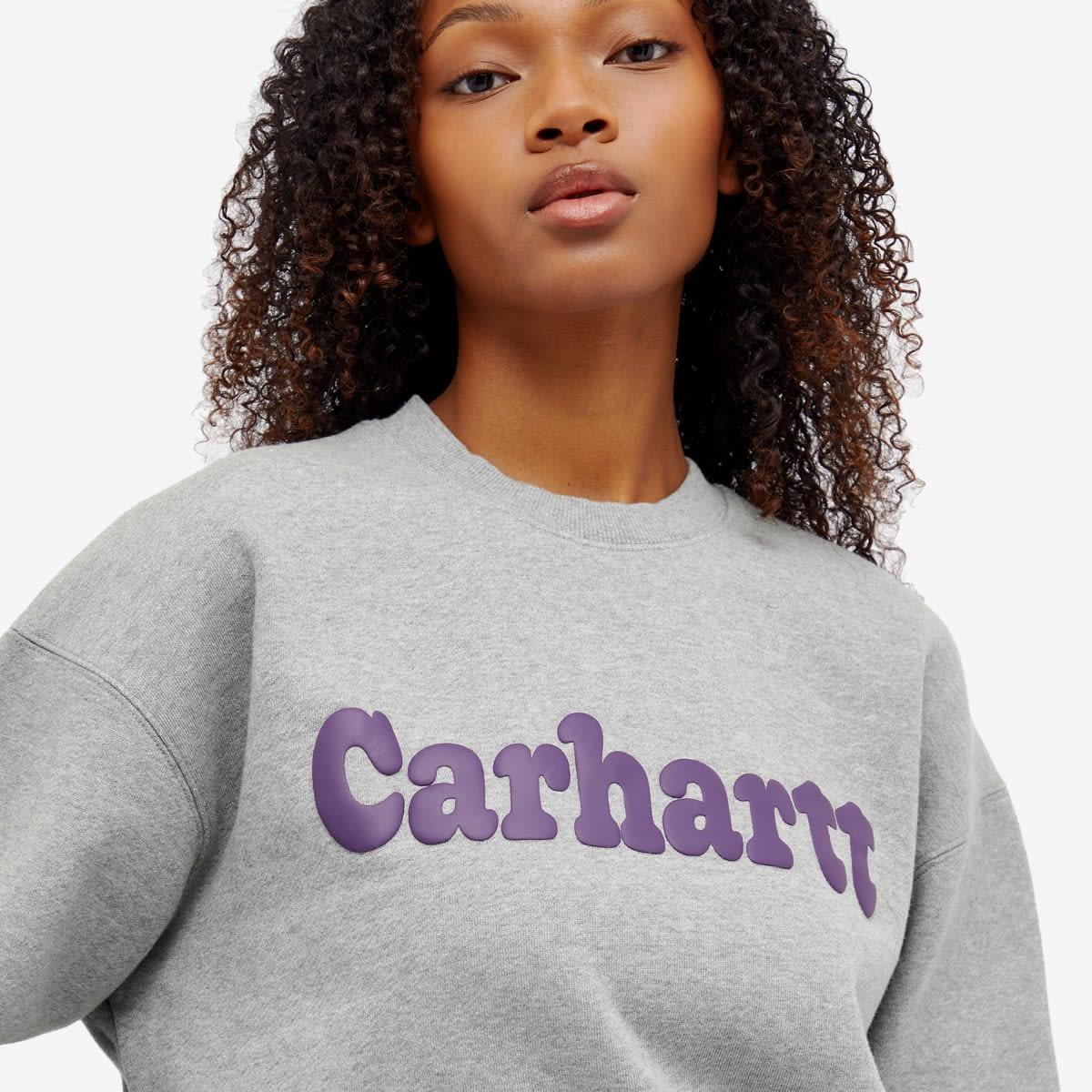 Carhartt WIP Bubbles Logo Sweat in Gray | Lyst