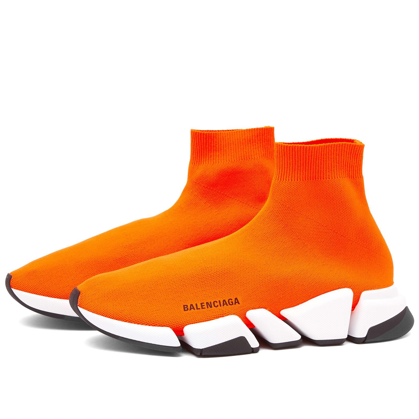 Balenciaga Speed 2.0 Sneakers in Orange for Men | Lyst