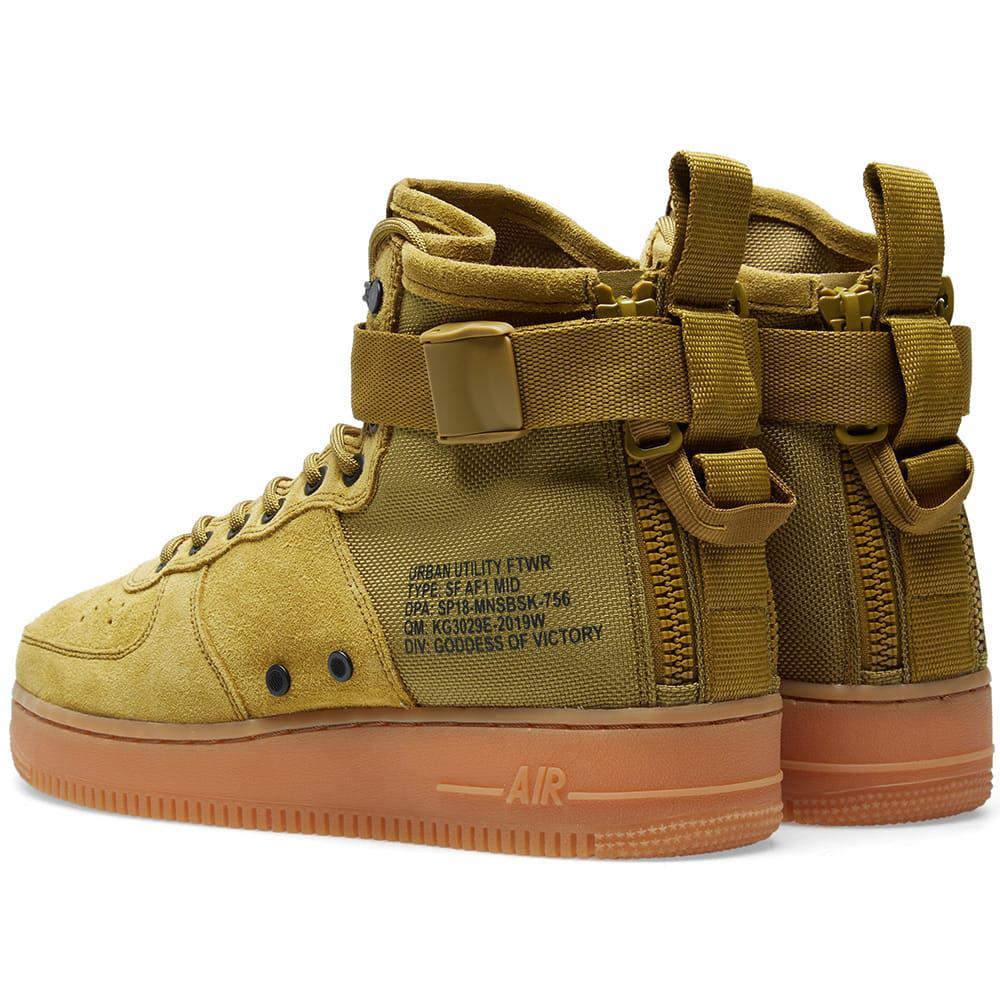 nike air force sf green