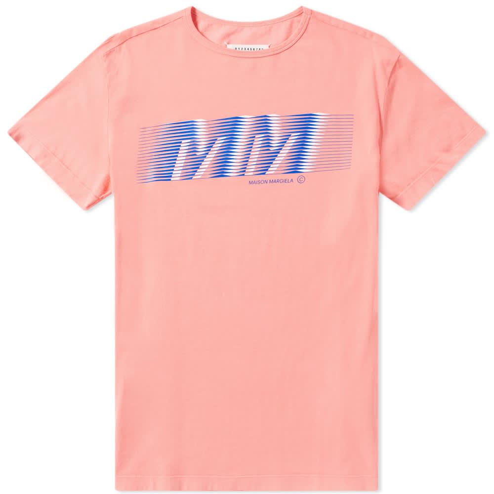 Maison Margiela Cotton 10 Washed Mm Logo Tee in Pink for Men - Save 24% ...
