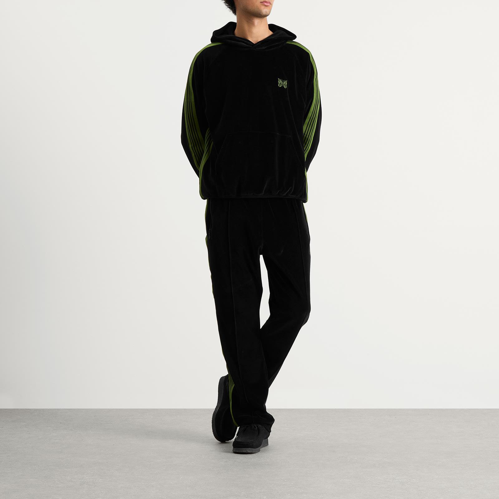 Needles Velour Track Hoodie in Black for Men | Lyst UK