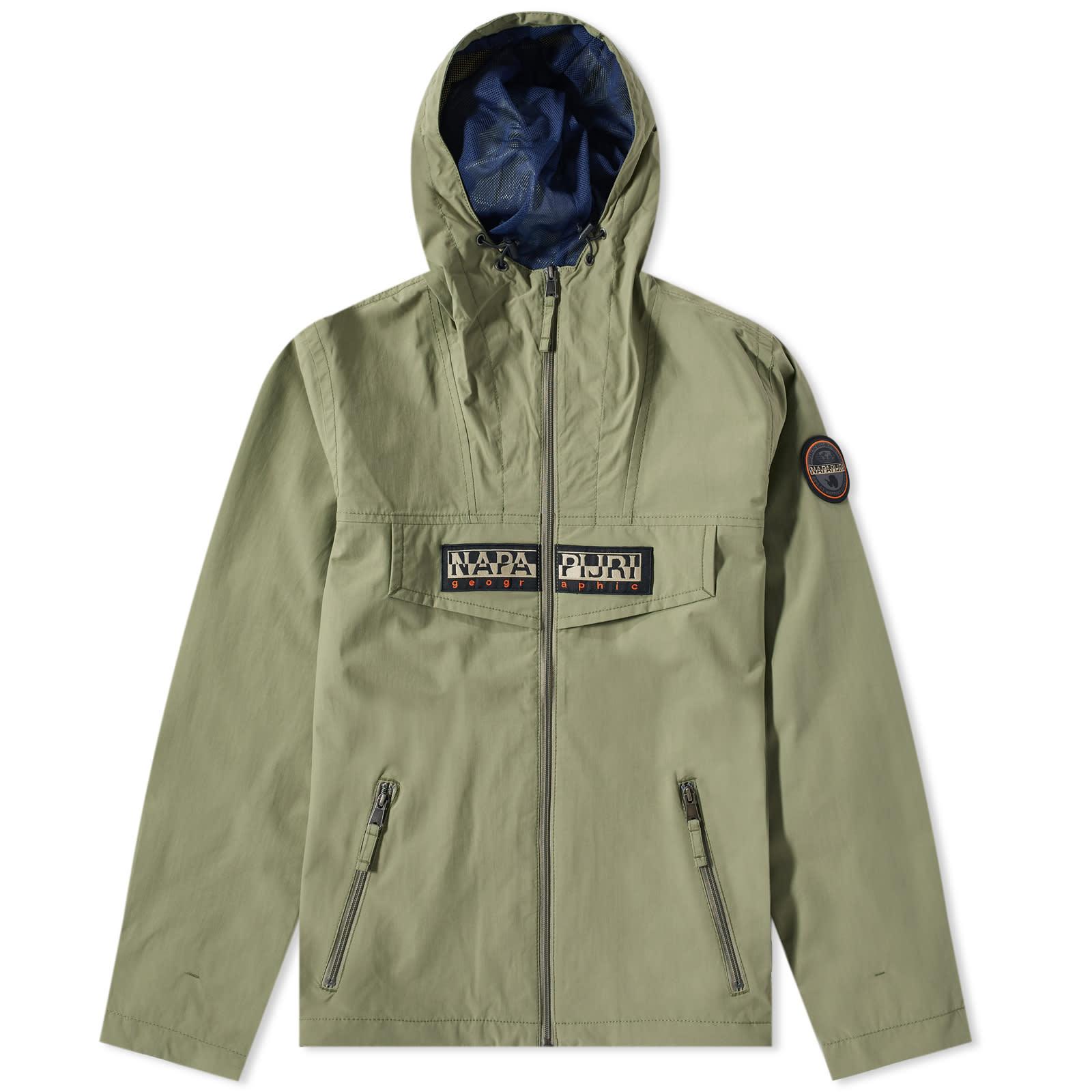 Napapijri Rain Forest Zip Up Jacket in Green for Men | Lyst