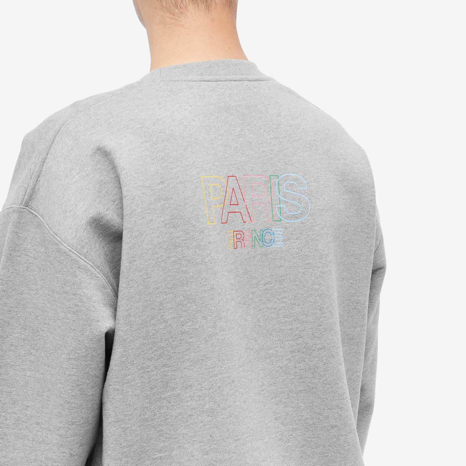 VTMNTS Outline Logo Crew Sweat in Gray for Men | Lyst