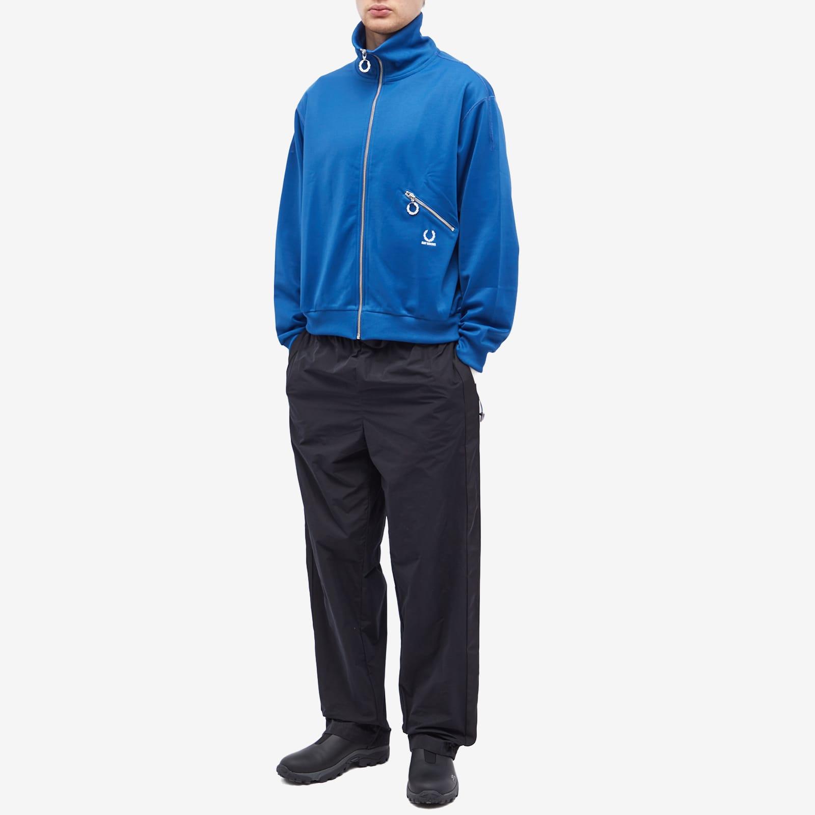 Fred Perry X Raf Simons Printed Track Jacket in Blue for Men Fred Perry X Raf Simons Printed Track Jacket in Blue for Men