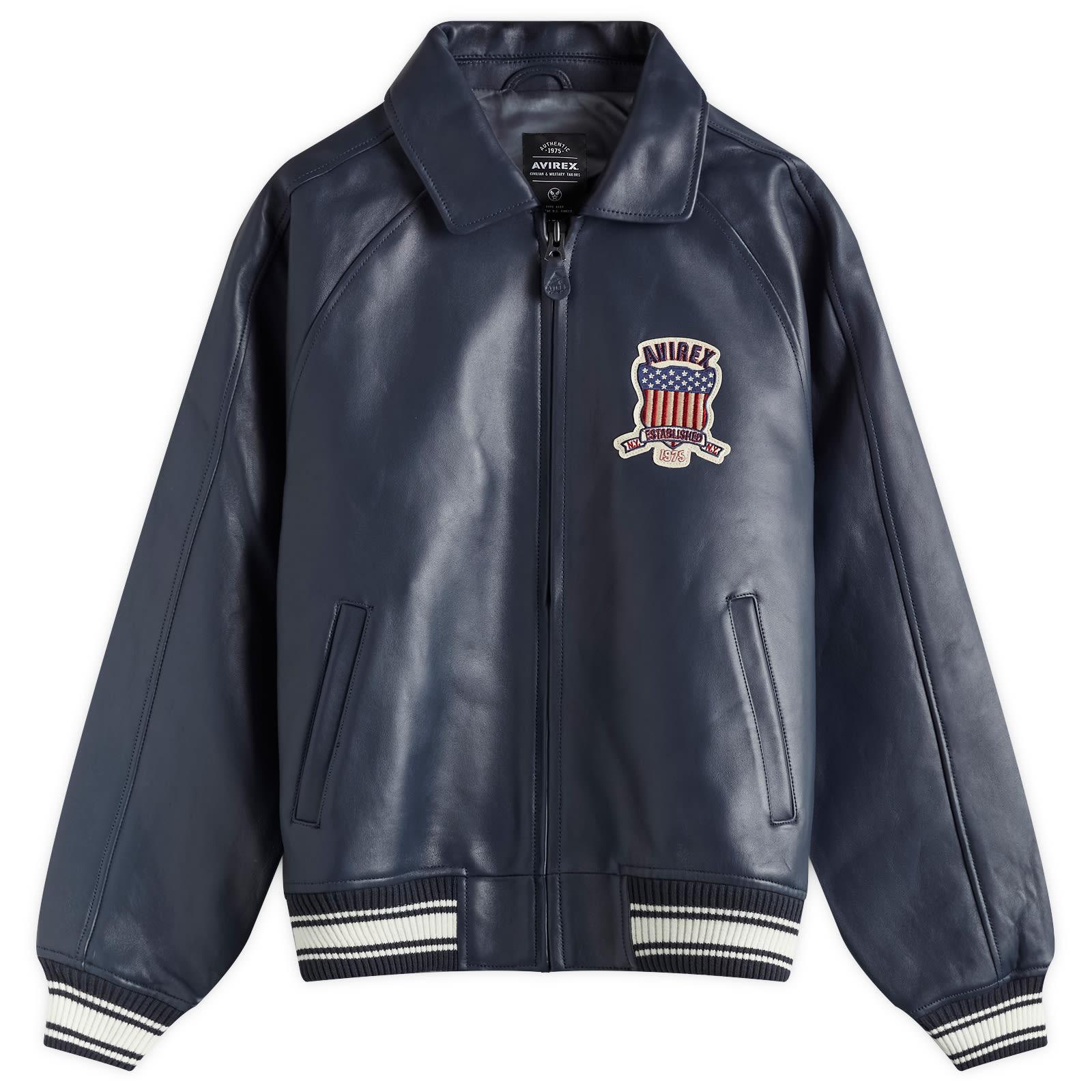 avirex-Navy-Blue-Icon-Leather-