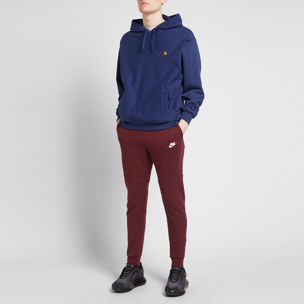 red tech fleece joggers