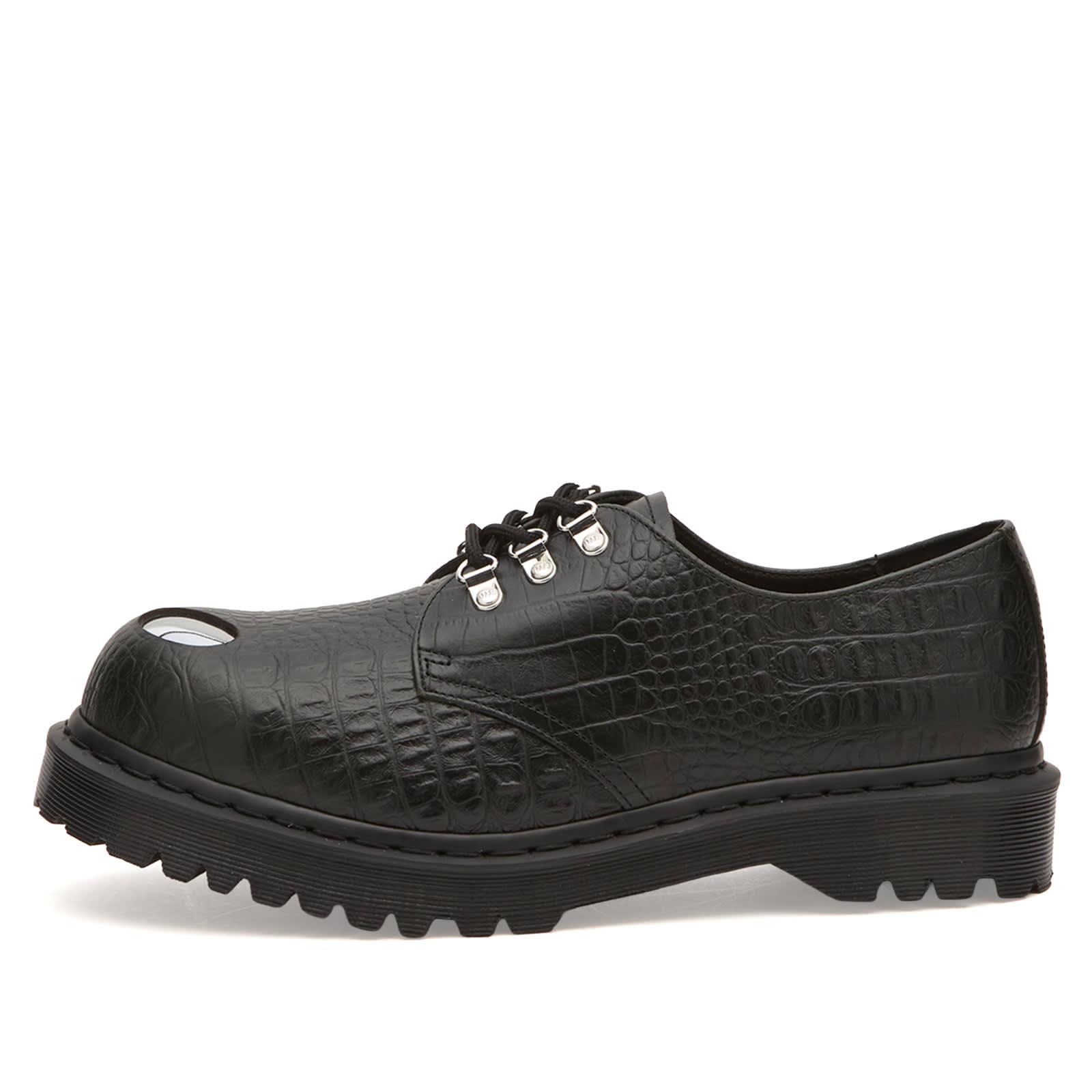 Dr. Martens 1461 Steel Toe 3 Eye Shoe in Black for Men | Lyst