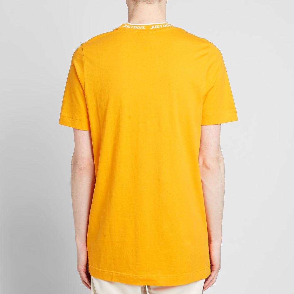 nike just do it script neck tee