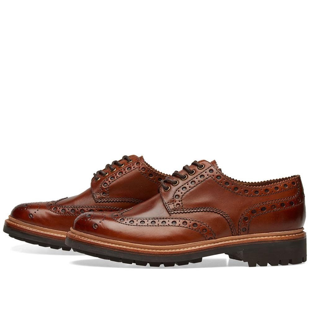 Grenson Archie Commando Sole Shoes (leather) in Brown for Grenson Archie Commando Sole Shoes (leather) in Brown for