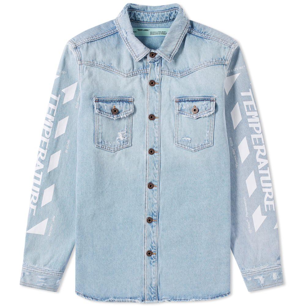 off white temperature jeans