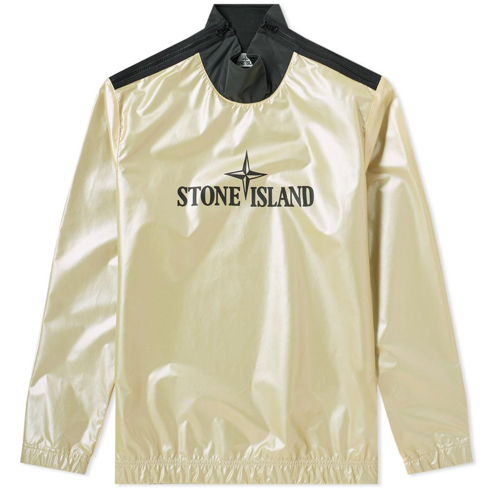 Stone Island Slip on Wind breaker in Metallic for Men Lyst Canada