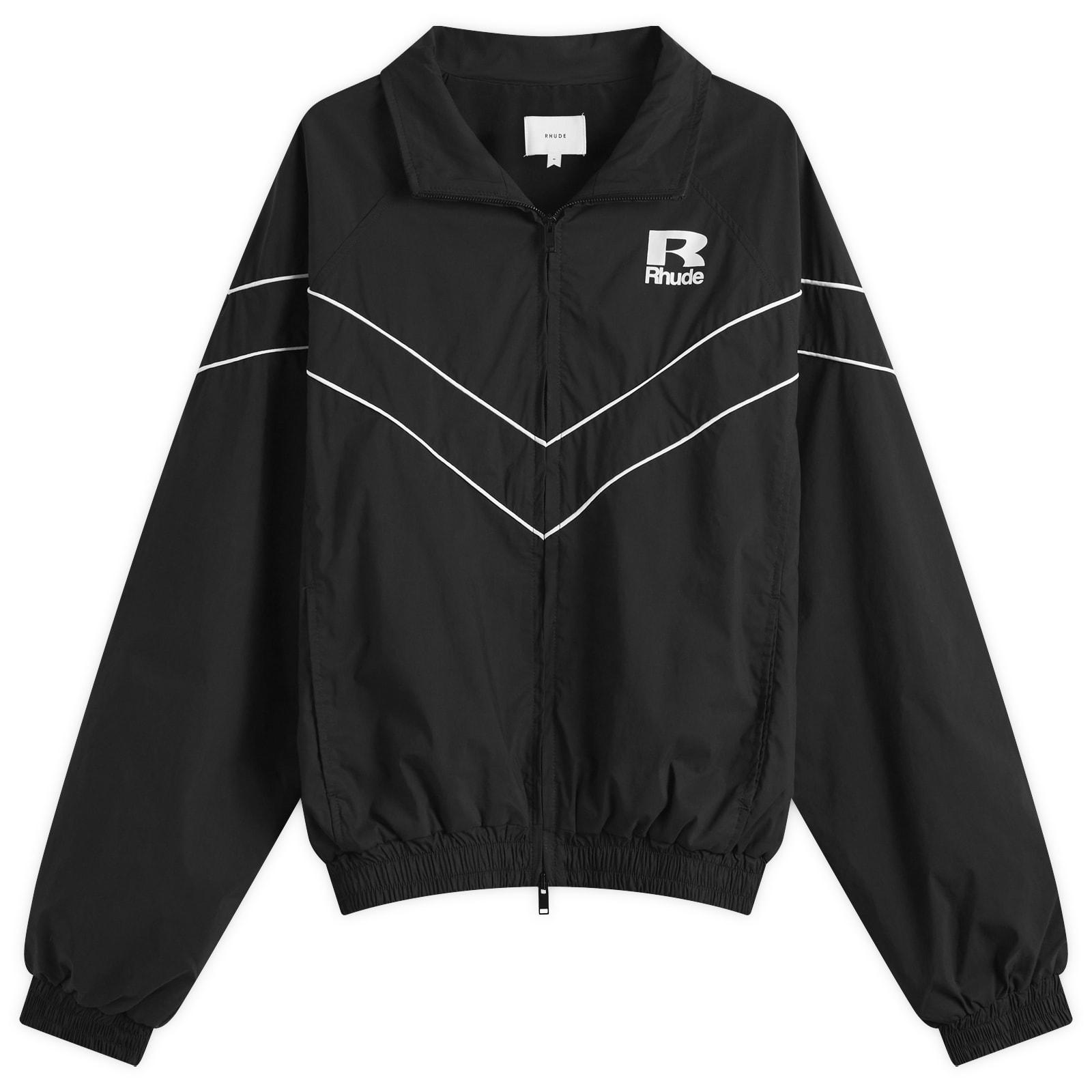 Rhude Piping Raglan Track Jacket in Black for Men Lyst Canada