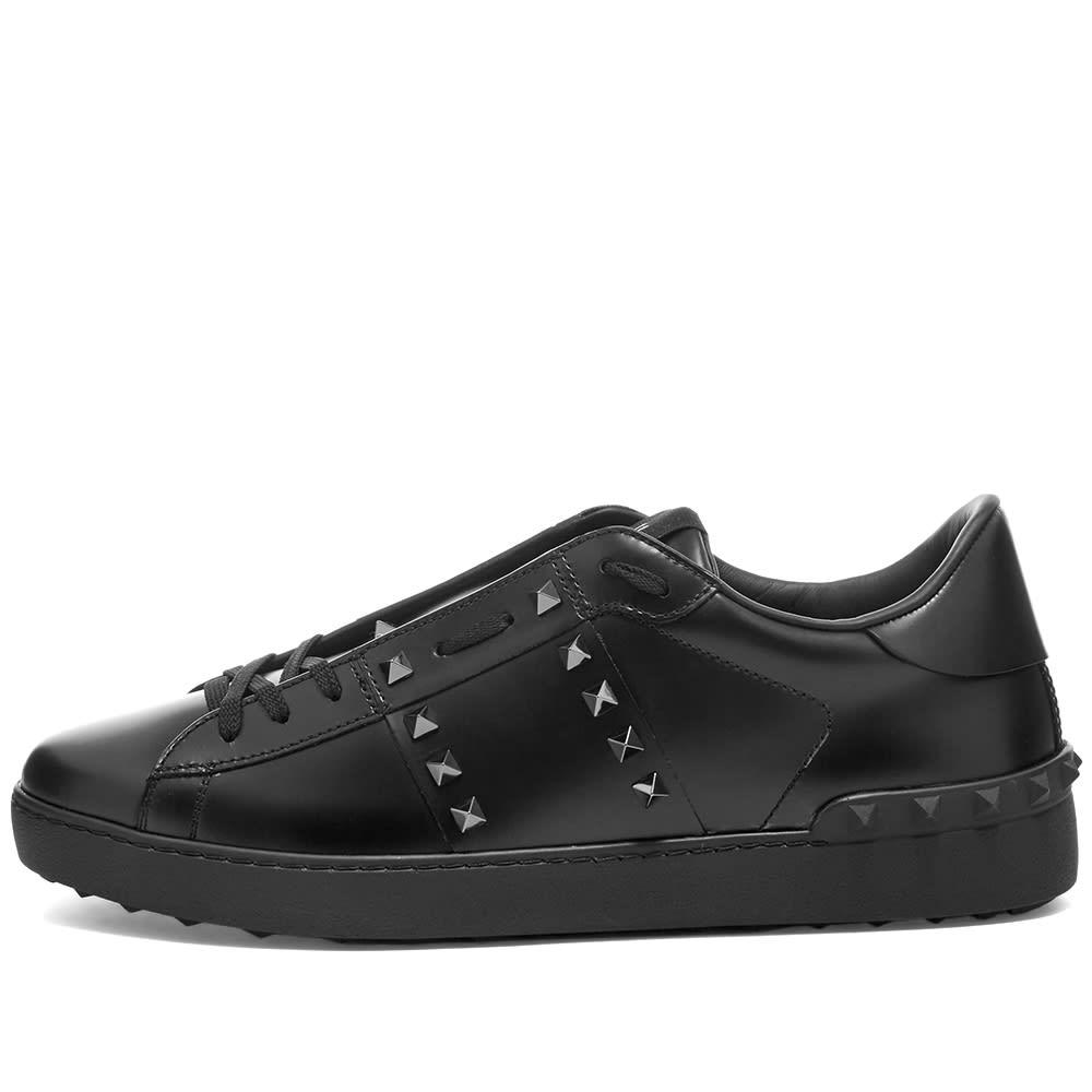 Valentino Leather Band Sneaker in Black for Men - Save 45% - Lyst