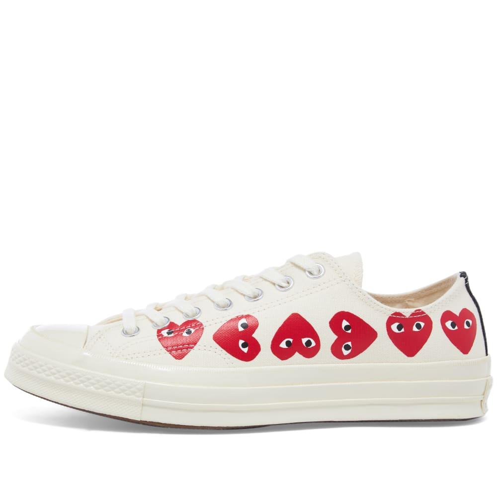 chuck taylors with heart