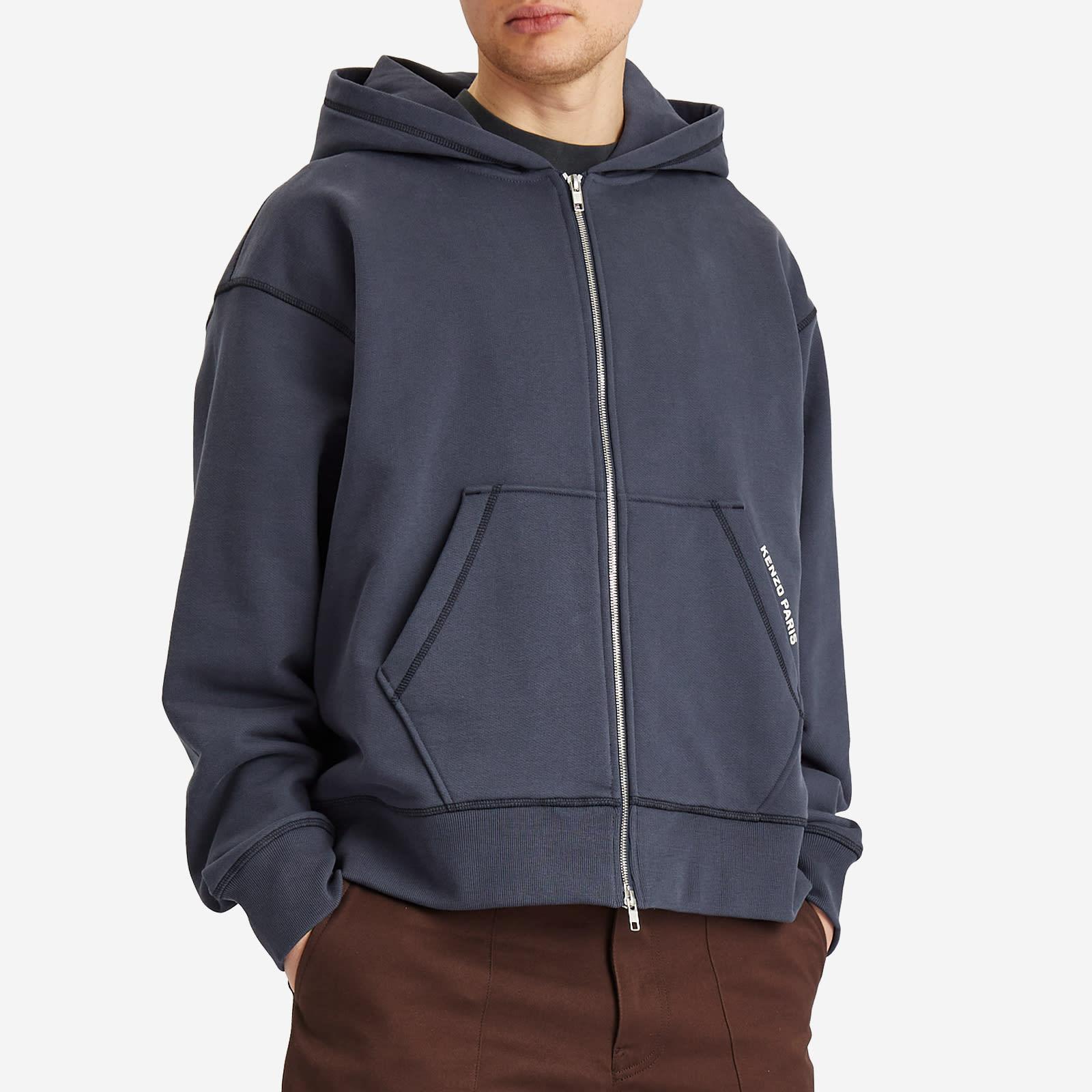KENZO Gots Jungle Elephant Full Zip Hoodie in Blue for Men | Lyst