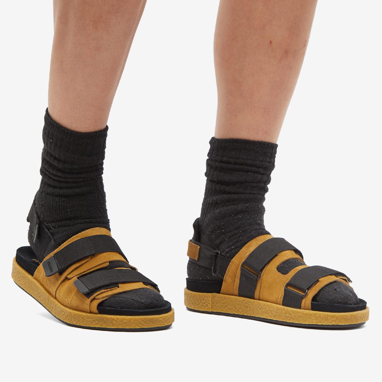 Clarks Men Overleigh Tor Sandals Sz 11.5 Black Suede Summer Adjustable Straps Clarks Originals Overleigh Tor - Oakmoss -26171615 main image 2
