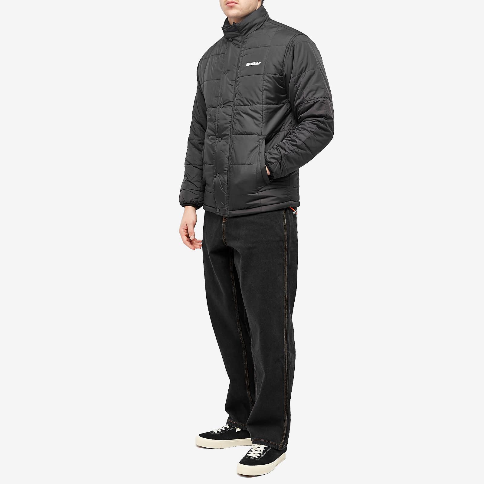 Butter Goods Grid Puffer Jacket Black | BSTN Store