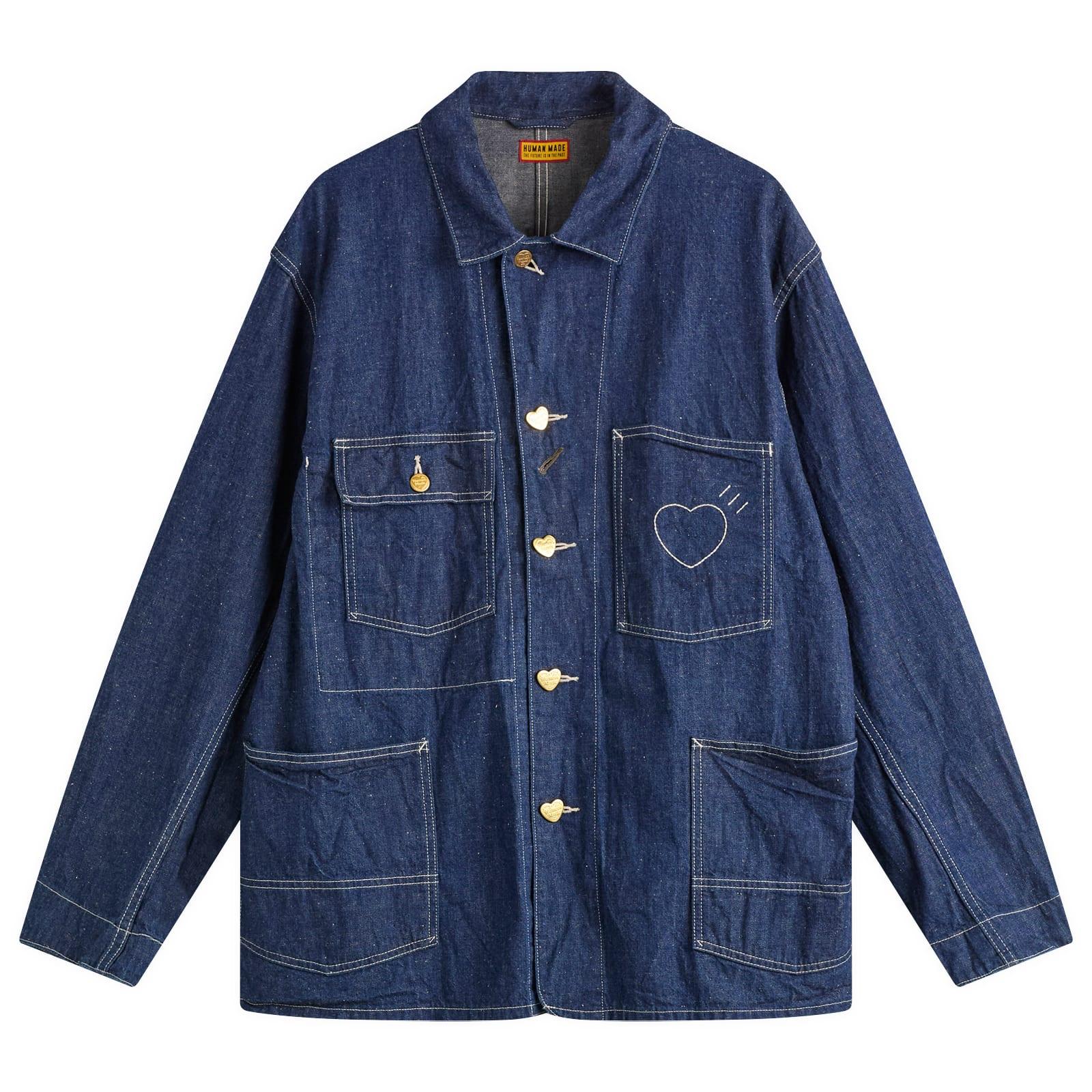 Human Made Denim Coverall Jacket in Blue for Men | Lyst Canada