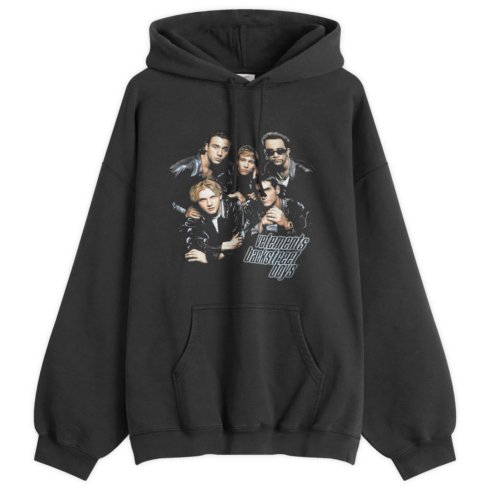 【VETEMENTS】Runway Backstreet Boys オーバーサイズ フーディ Black Runway Backstreet Boys Oversized Hoodie by VETEMENTS