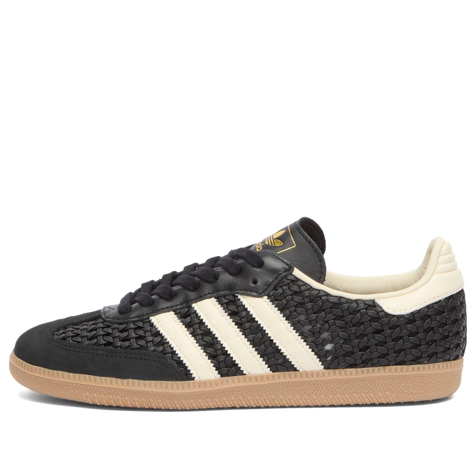 adidas gazelle silver green womens Adidas Women's Samba OG Woven Cream White/Earth Strata/Gold Metallic  West  NYC