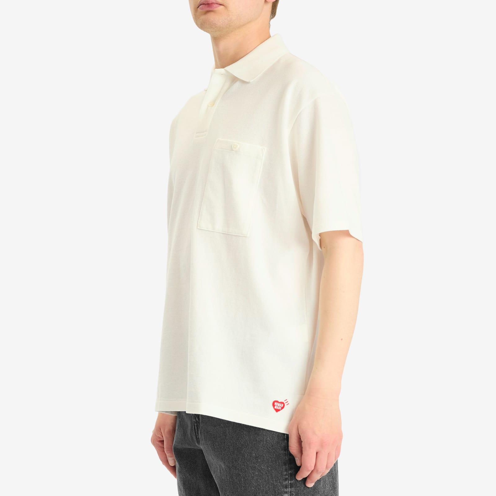 Human Made Heart Polo Shirt in White for Men | Lyst