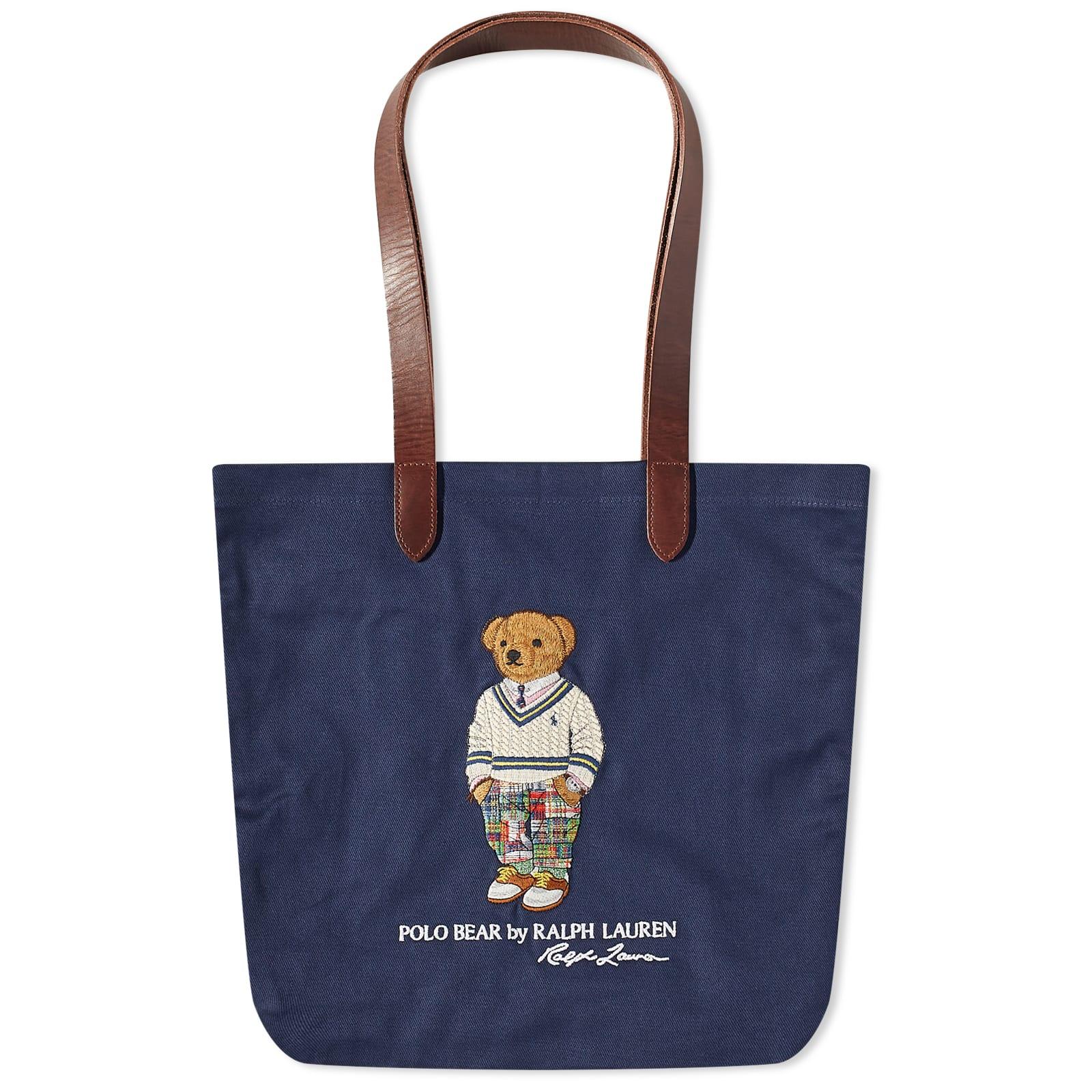 Polo Ralph Lauren Bear Tote Bag in Blue for Men | Lyst