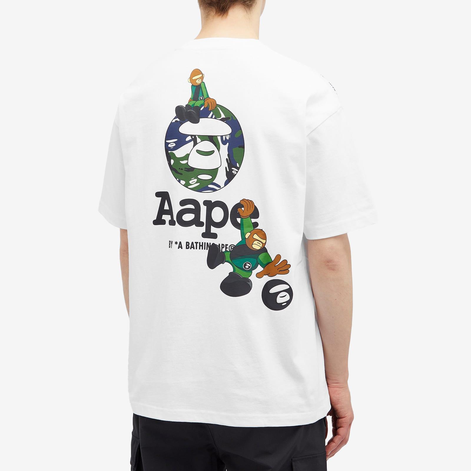 【A BATHING APE】★Planted Earth T-Shirt★ AAPE | Planted Earth T-Shirt | Regular Fit T-Shirts | Cruise