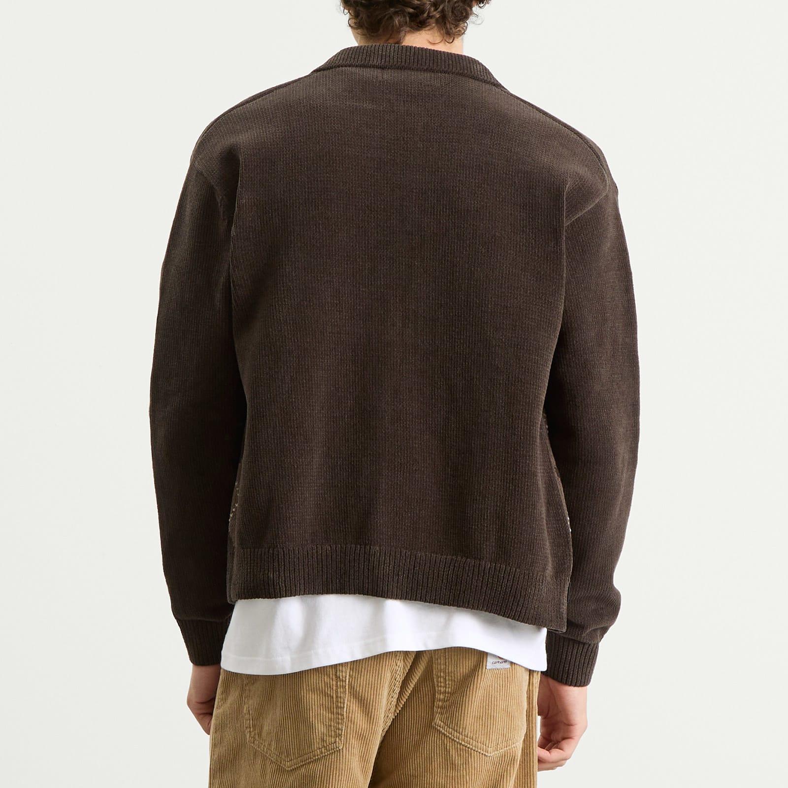 thisisneverthat Argyle Zip Knit Cardigan in Brown for Men | Lyst UK